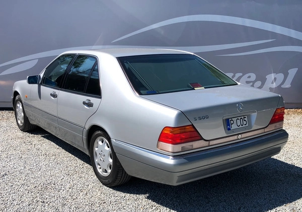 Mercedes-Benz Klasa S cena 159999 przebieg: 38120, rok produkcji 1996 z Poręba małe 407